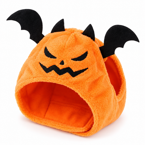 Halloween Pumpkin Pet Hood for Dogs & Cats