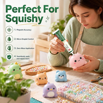 20ml TPR Repair Glue, Syringe Tube Design, Clear Flexible Non-Hardening Low Odor Adhesive, Fast Curing Waterproof Soft Sealant, For Repairing Cracked 0°TPR Soft Rubber Toys & Stress Ball Plugs, Keep Out of Reach of Children