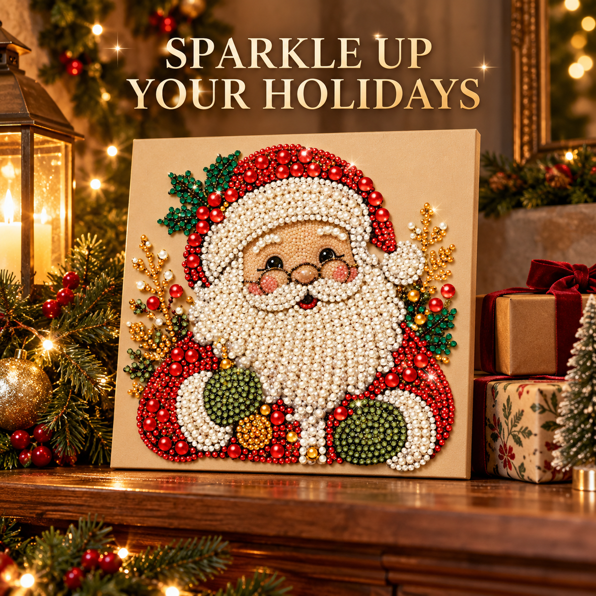 🎄 Christmas 3D Pearl & Diamond Art Kit
