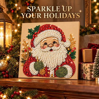 🎄 Christmas 3D Pearl & Diamond Art Kit