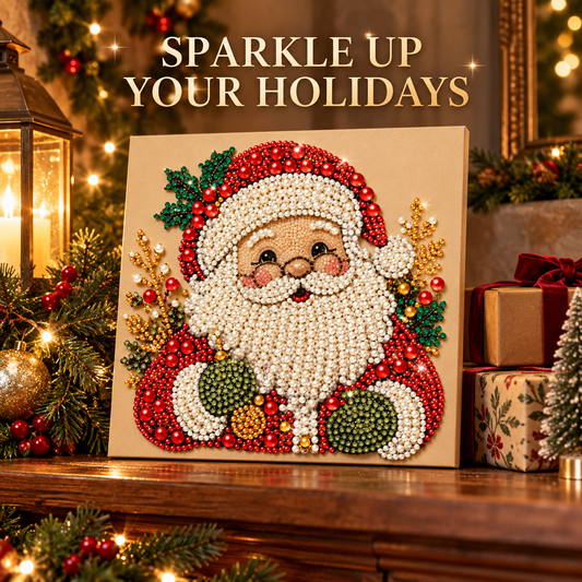 🎄 Christmas 3D Pearl & Diamond Art Kit