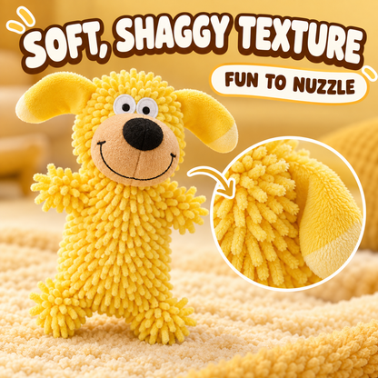 🐶 Your Pup’s New Bestie – Squeaky & Crinkle Plush Toy 🐾