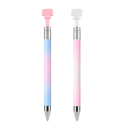 Refillable Wax Pen + Wax Refills, Rotating Drill Pen for Rhinestone Picker Tools, Nail Art & Diamond Art Accessories, Quick Pick Up Gems Jewels
