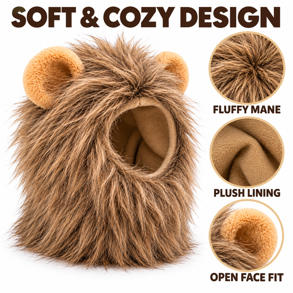 Cat Lion Mane Costume
