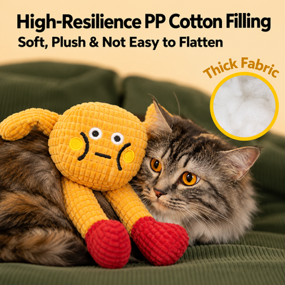 🐶 Your Pup’s New Bestie – Squeaky & Crinkle Plush Toy 🐾