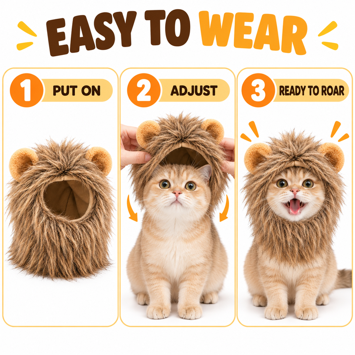 Cat Lion Mane Costume