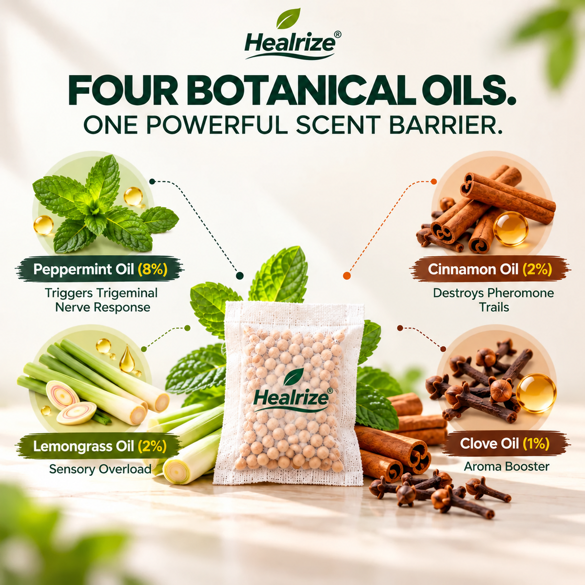 🌿 Botanical Formula, 12 Pouches per Bag