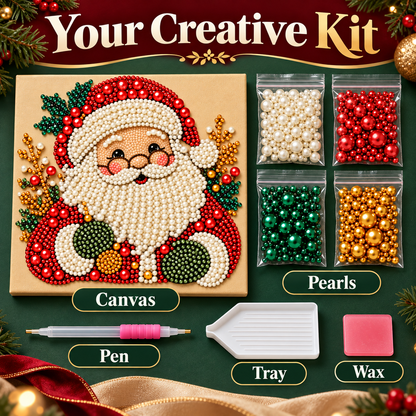 🎄 Christmas 3D Pearl & Diamond Art Kit