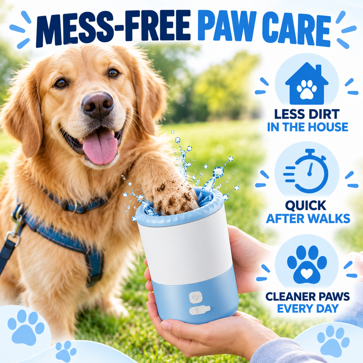 Electric Pet Paw Cleaner Cup