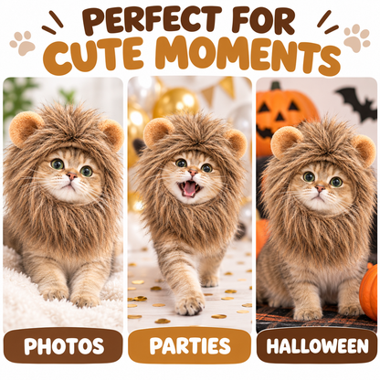 Cat Lion Mane Costume