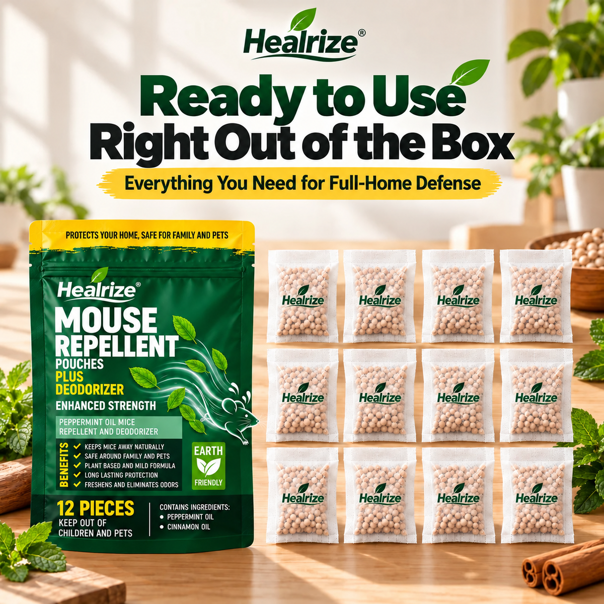 🌿 Botanical Formula, 12 Pouches per Bag