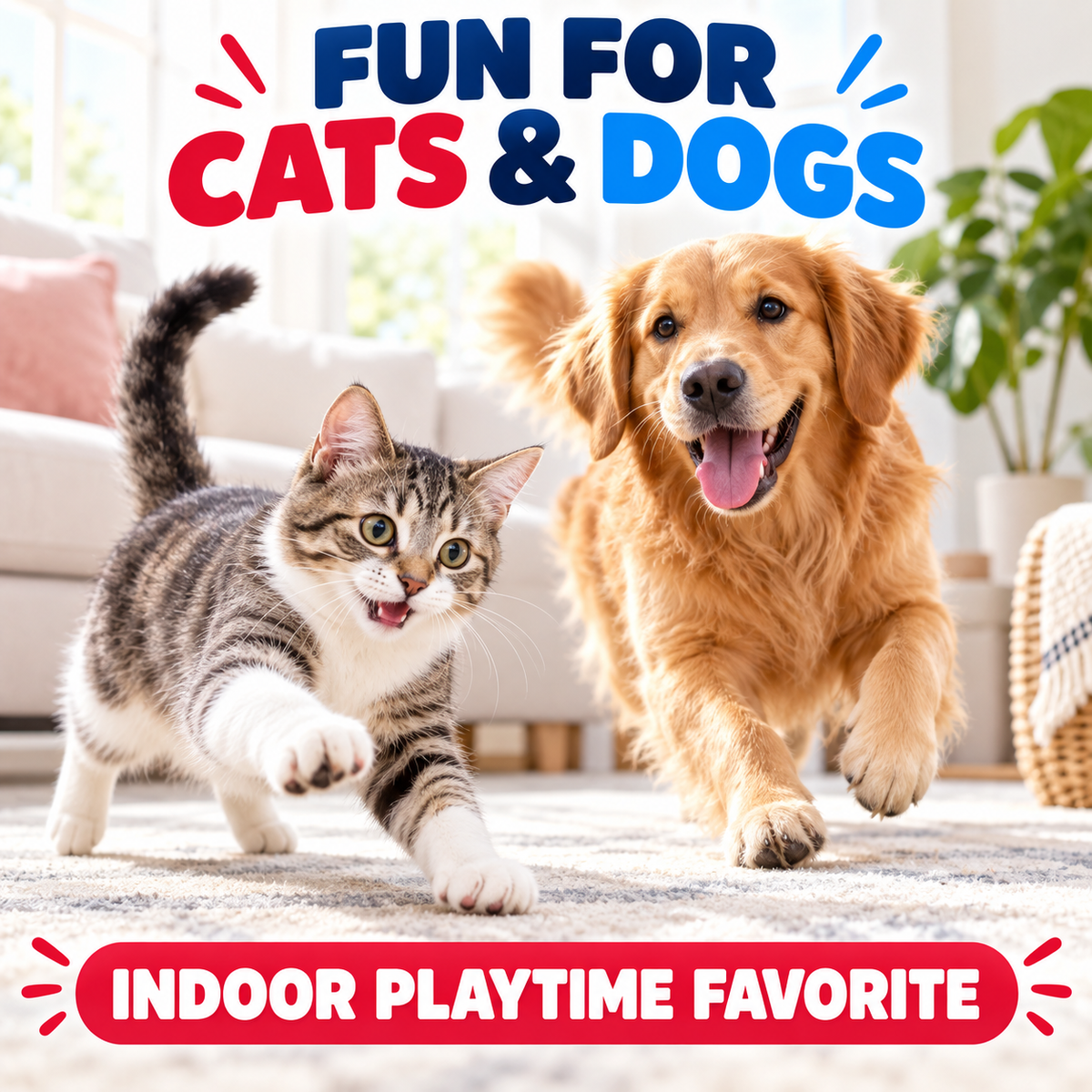Smart LED Interactive Pet Ball