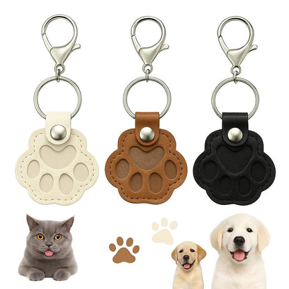 pet hair keepsake keychain cat paw memorial keychain pet fur storage keychain pet memorial key ring