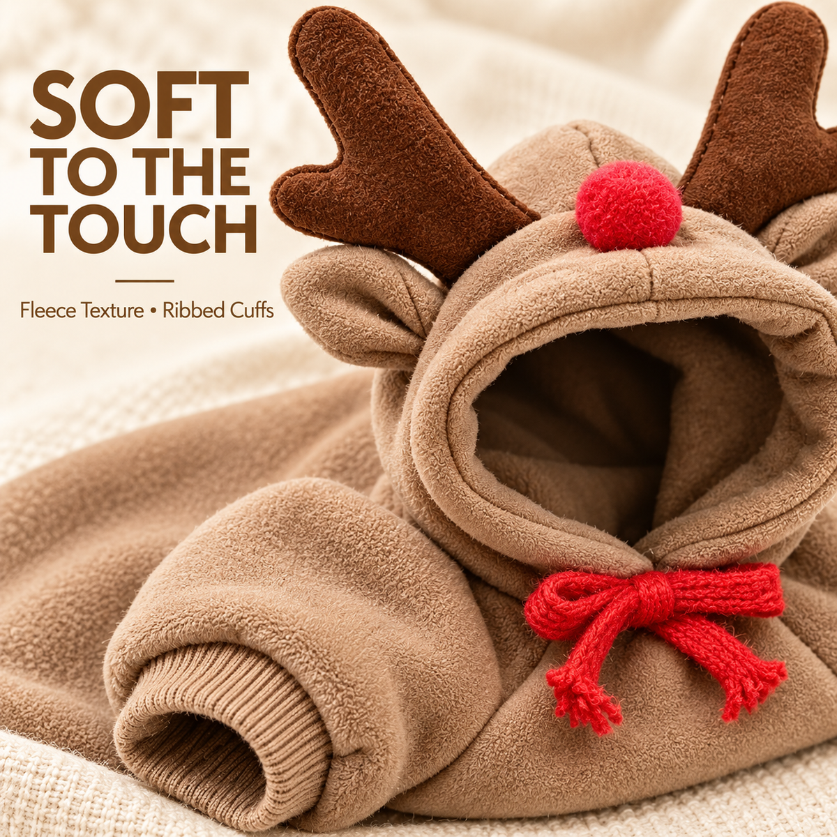 Dog Christmas Reindeer Hoodie