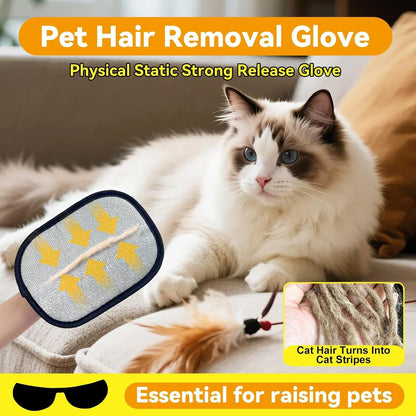 🐾 MCOIKY®Electrostatic Pet Hair Removal Gloves