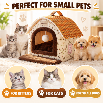 Warm Soft Pet Cave House