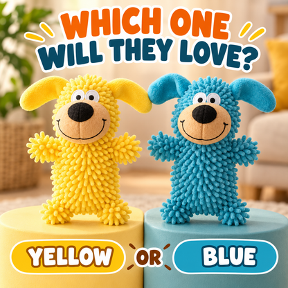 Dog Squeaky Toy, Short Mop Velvet Interactive Dog Toy