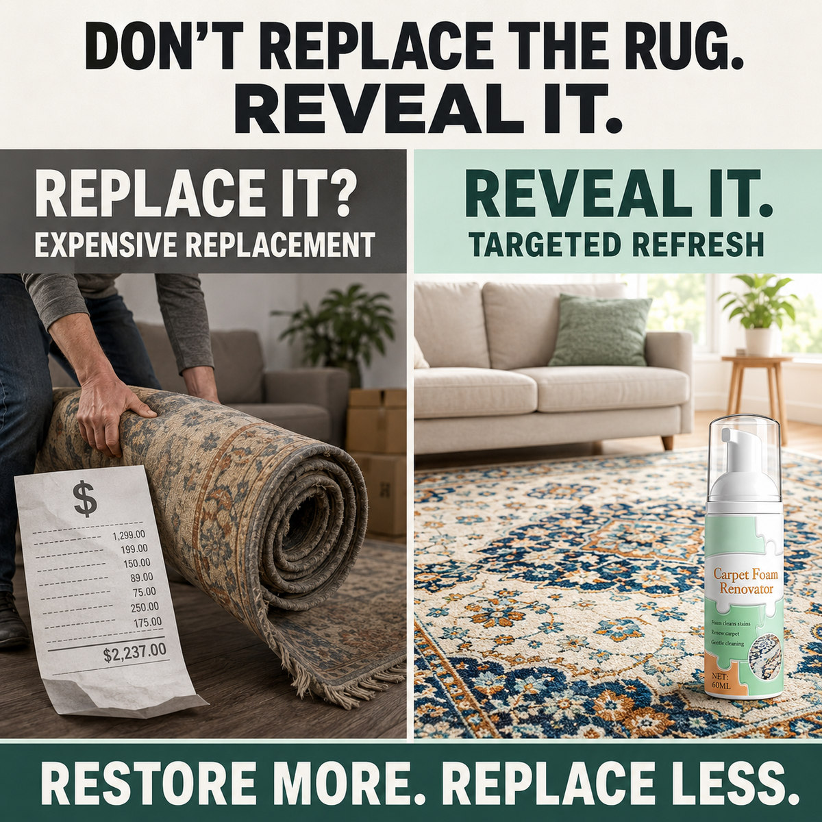 Instant Carpet Foam Renovator
