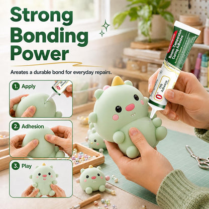 20ml TPR Repair Glue, Syringe Tube Design, Clear Flexible Non-Hardening Low Odor Adhesive, Fast Curing Waterproof Soft Sealant, For Repairing Cracked 0°TPR Soft Rubber Toys & Stress Ball Plugs, Keep Out of Reach of Children