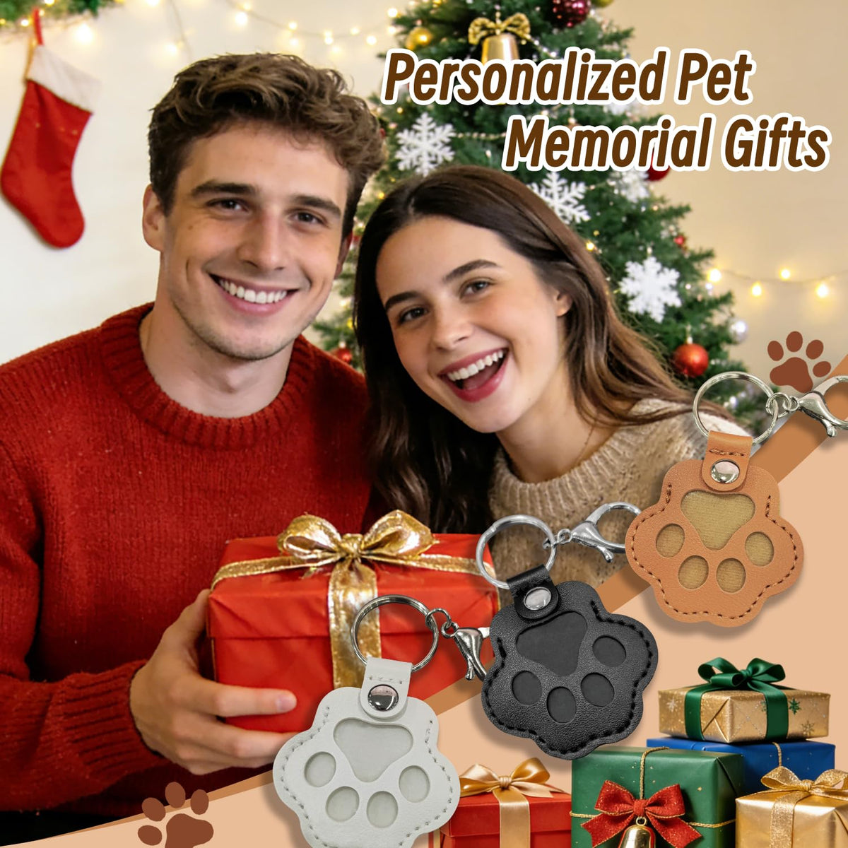 pet hair keepsake keychain cat paw memorial keychain pet fur storage keychain pet memorial key ring