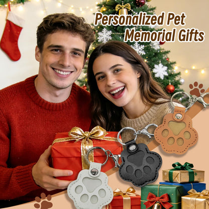 pet hair keepsake keychain cat paw memorial keychain pet fur storage keychain pet memorial key ring