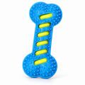 Squeaky Teething Bone Toy for Pets – Durable, Chew-Resistant Material; Interactive Toy for Dogs; Dental Cleaning Toy
