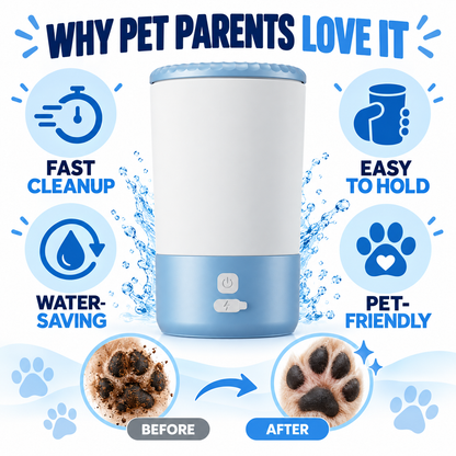 Electric Pet Paw Cleaner Cup