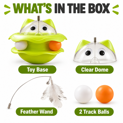 Self-Balancing Wobble Cat Toy