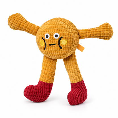 🐶 Your Pup’s New Bestie – Squeaky & Crinkle Plush Toy 🐾
