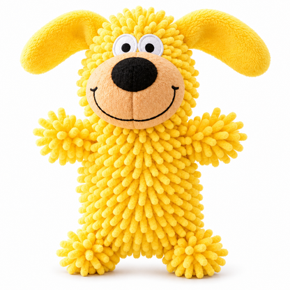 🐶 Your Pup’s New Bestie – Squeaky & Crinkle Plush Toy 🐾