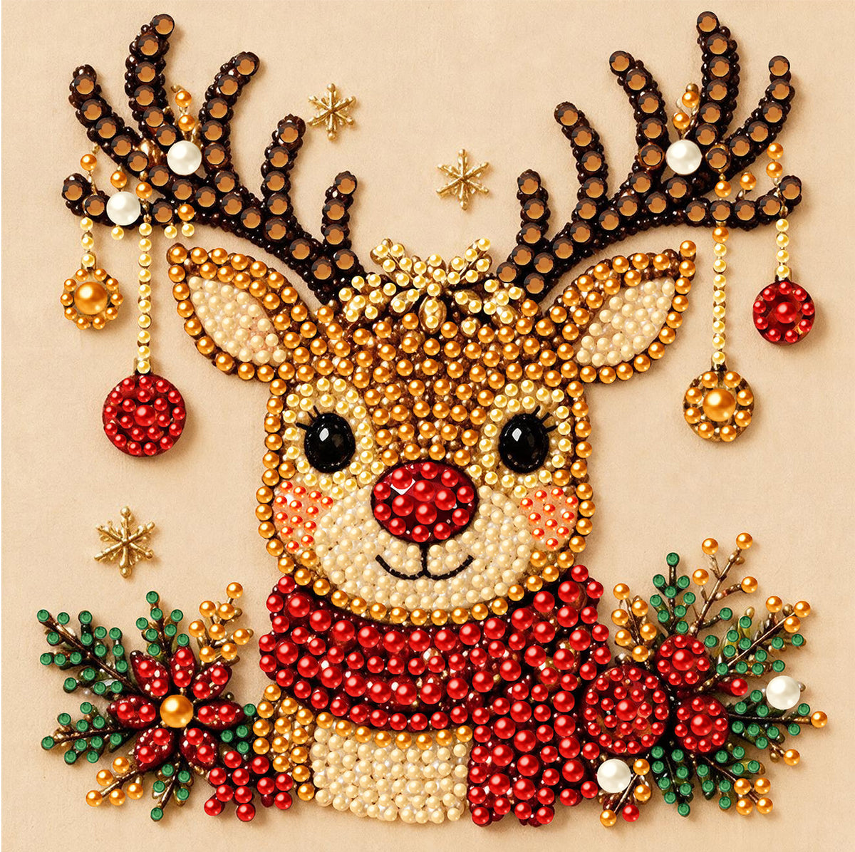 🎄 Christmas 3D Pearl & Diamond Art Kit