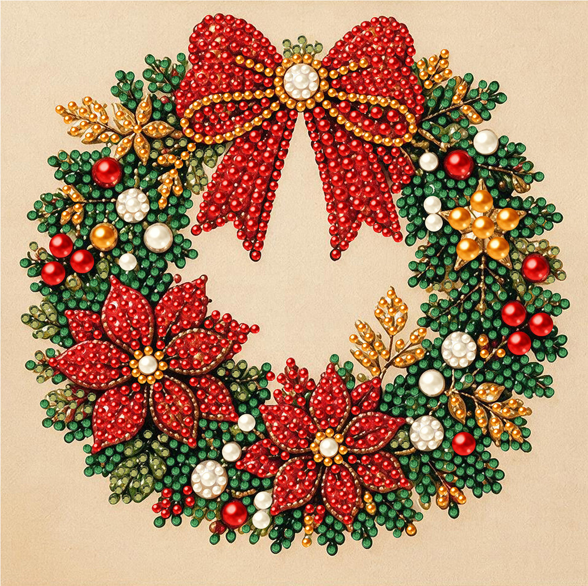 🎄 Christmas 3D Pearl & Diamond Art Kit