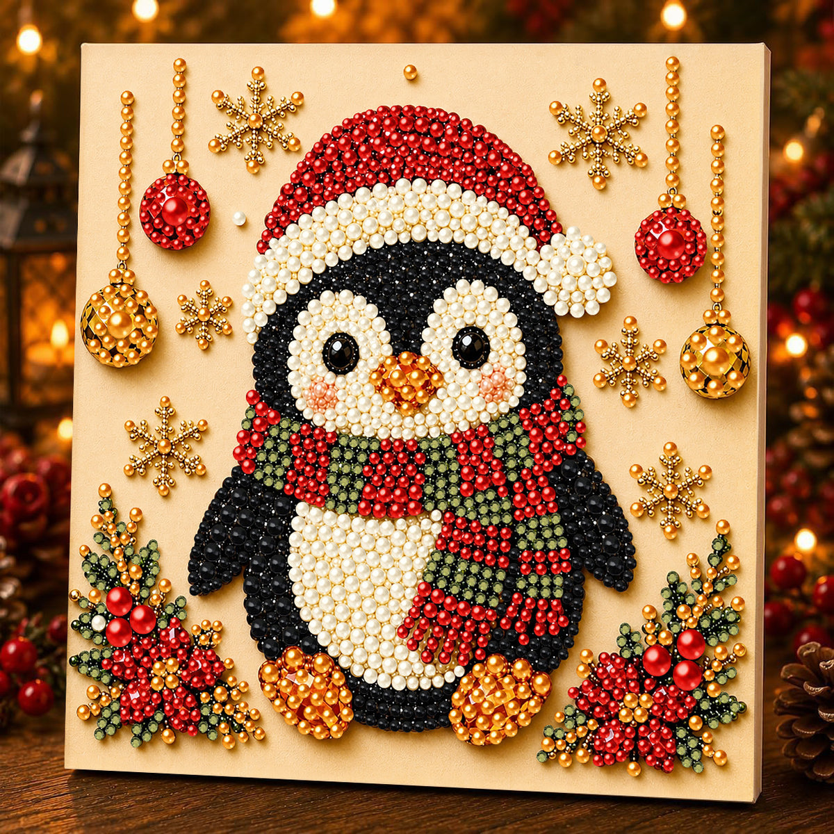 🎄 Christmas 3D Pearl & Diamond Art Kit