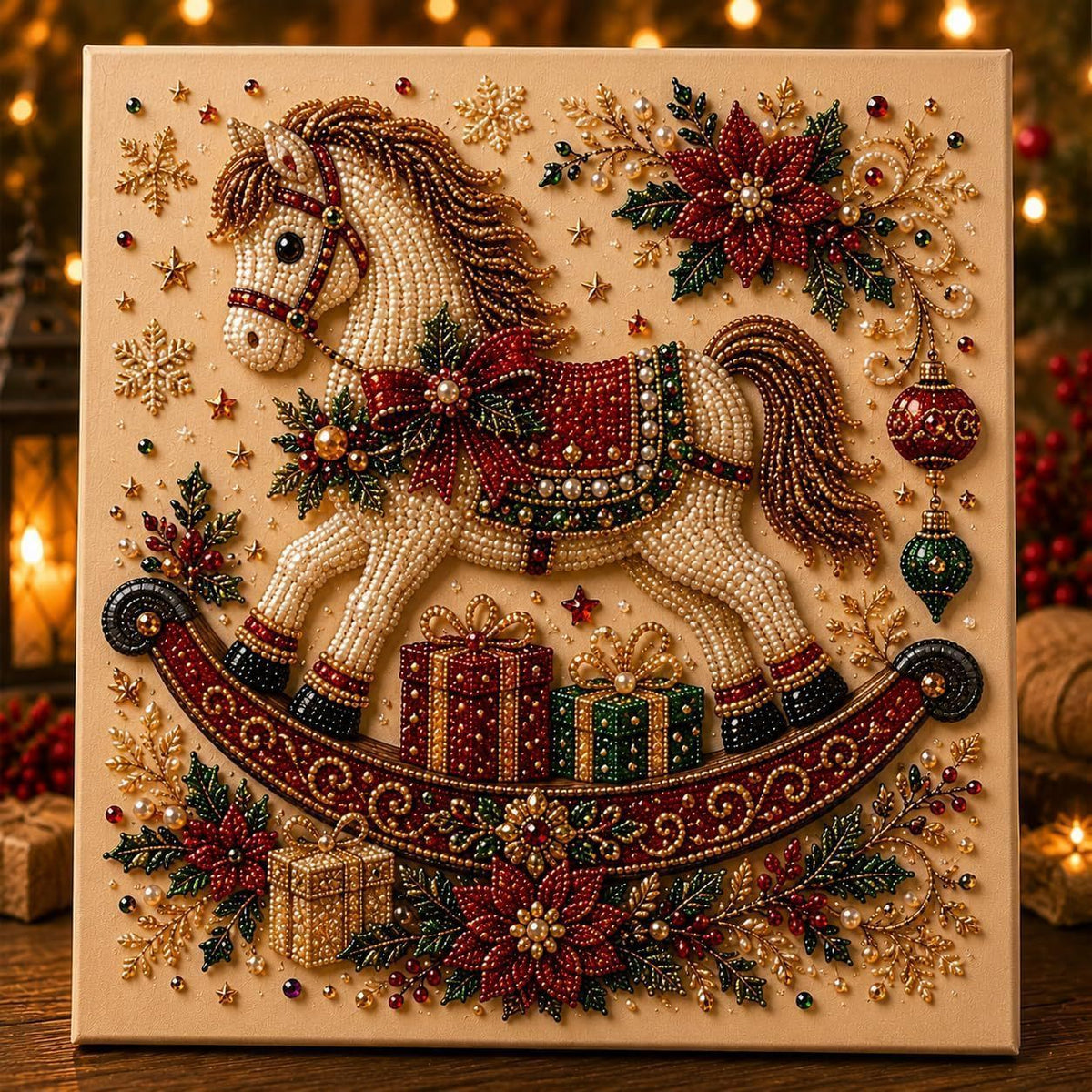 🎄 Christmas 3D Pearl & Diamond Art Kit