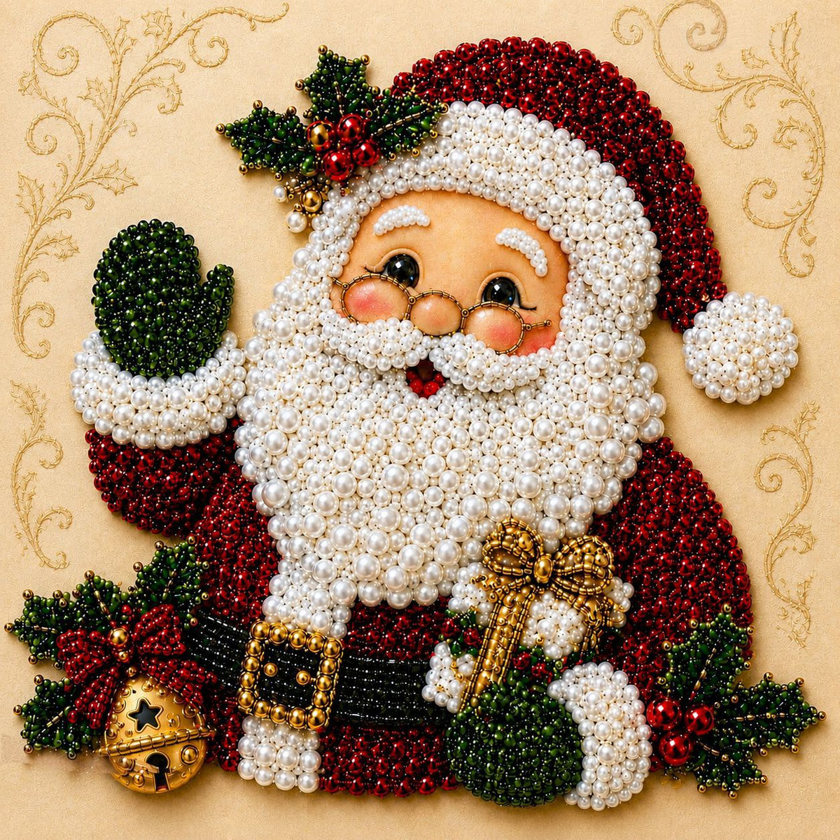🎄 Christmas 3D Pearl & Diamond Art Kit