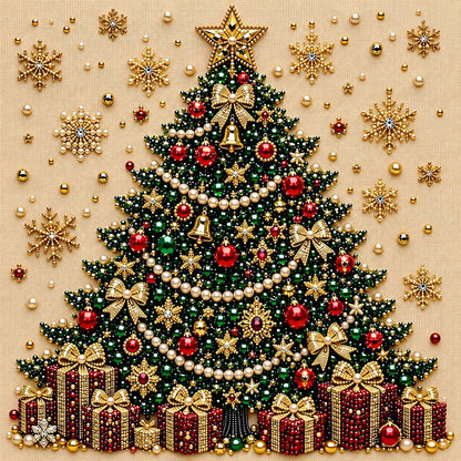 🎄 Christmas 3D Pearl & Diamond Art Kit