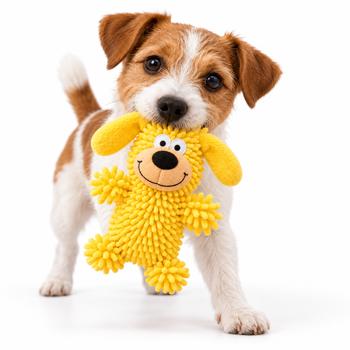 🐶 Your Pup’s New Bestie – Squeaky & Crinkle Plush Toy 🐾