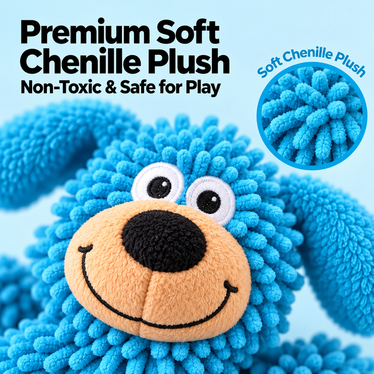 🐶 Your Pup’s New Bestie – Squeaky & Crinkle Plush Toy 🐾