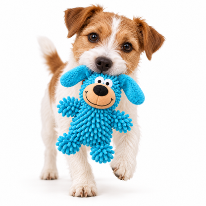 🐶 Your Pup’s New Bestie – Squeaky & Crinkle Plush Toy 🐾
