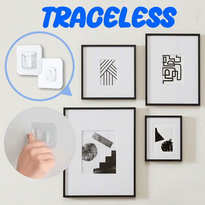 NOWORDUP® Double-Sided Self Adhesive Hooks , 1 pack@ 10pcs